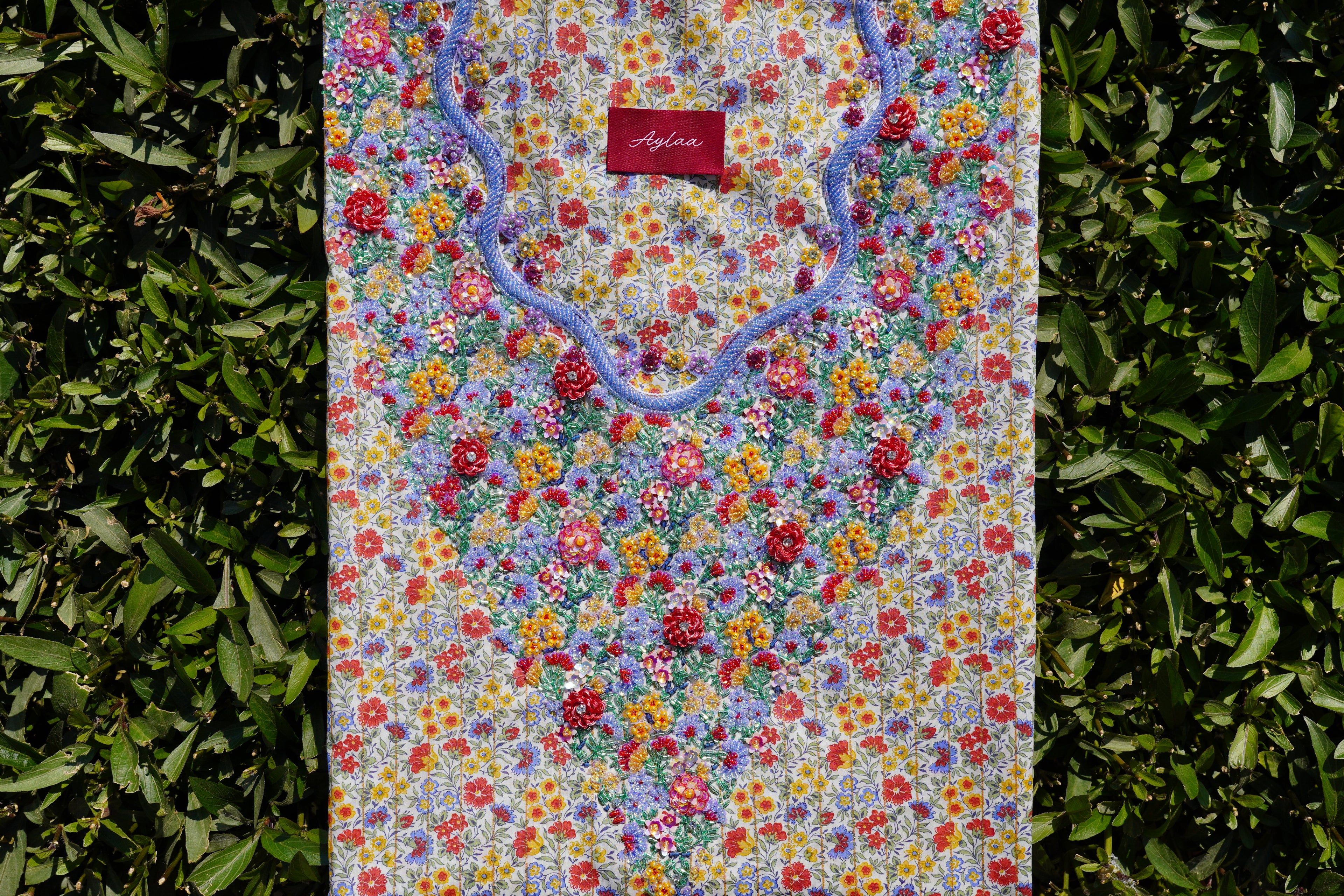 Liberty Carnation Garden (Ready Unstitched)