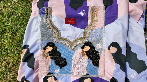 Almaith Line Fabric National Day (Ready Unstitched)