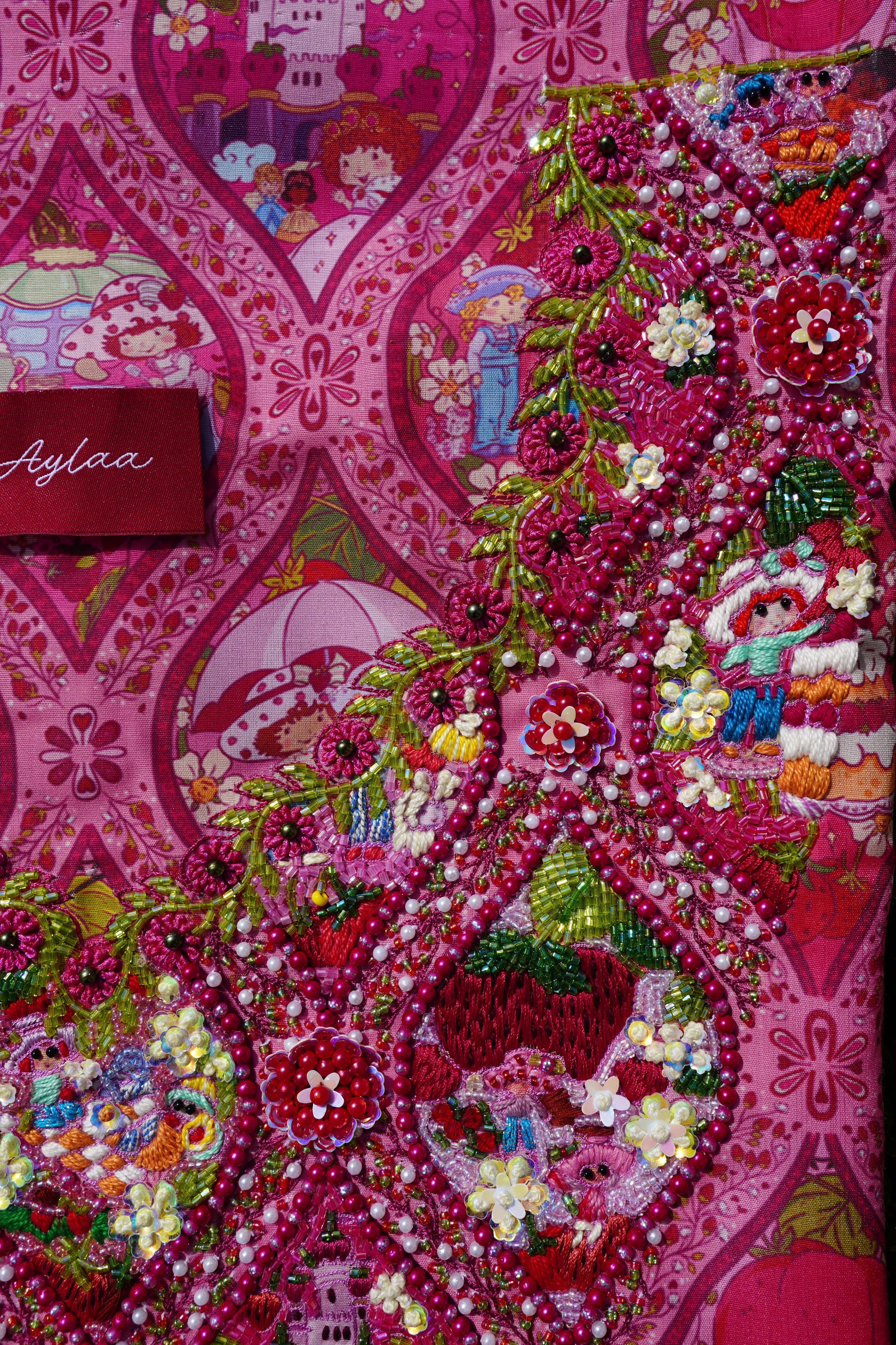 FluffxFlora Strawberry Shortcake (Ready Unstitched)