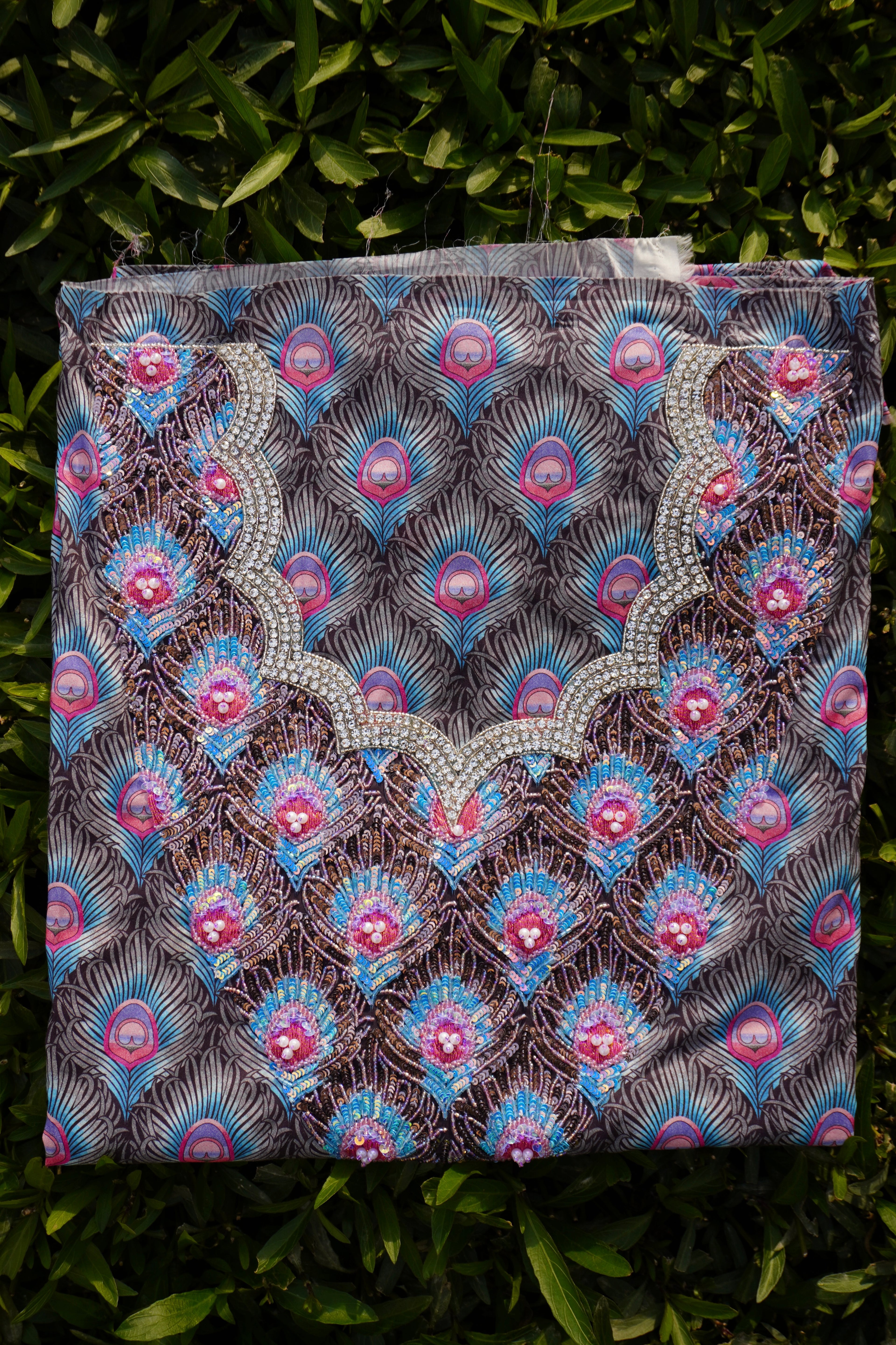 Fera Peacock Liberty (Ready Unstitched)