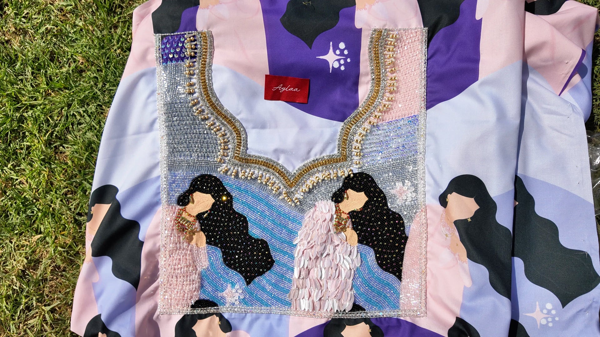 Almaith Line Fabric National Day (Ready Unstitched)