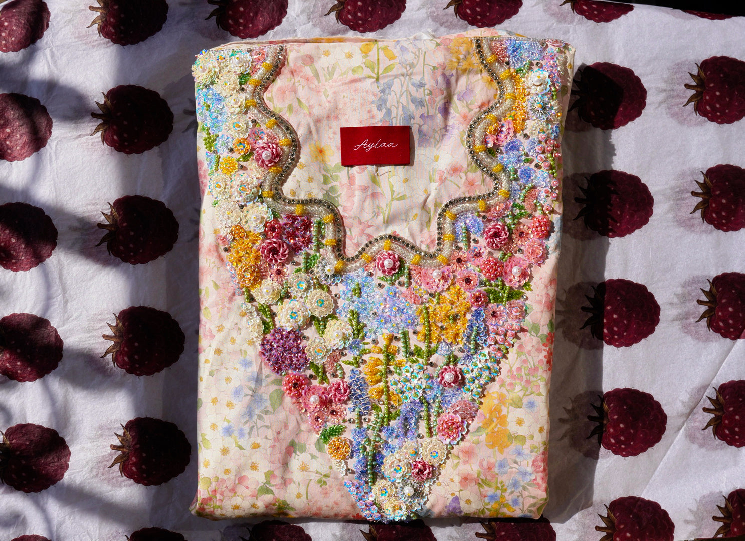 Powder Bloom (Ready Unstitched)