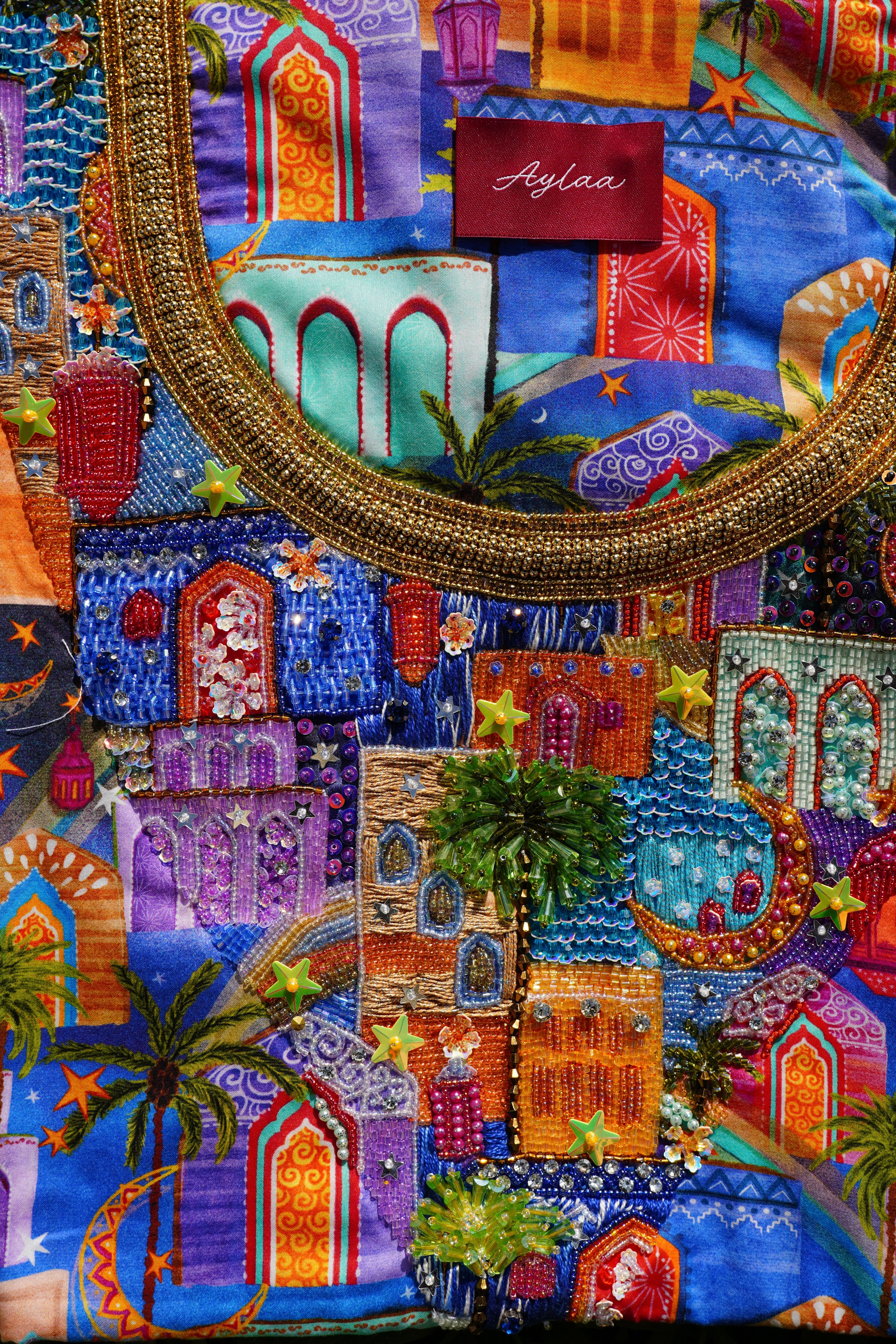 Velvety Fabric Ramadan Evenings (Ready Unstitched)