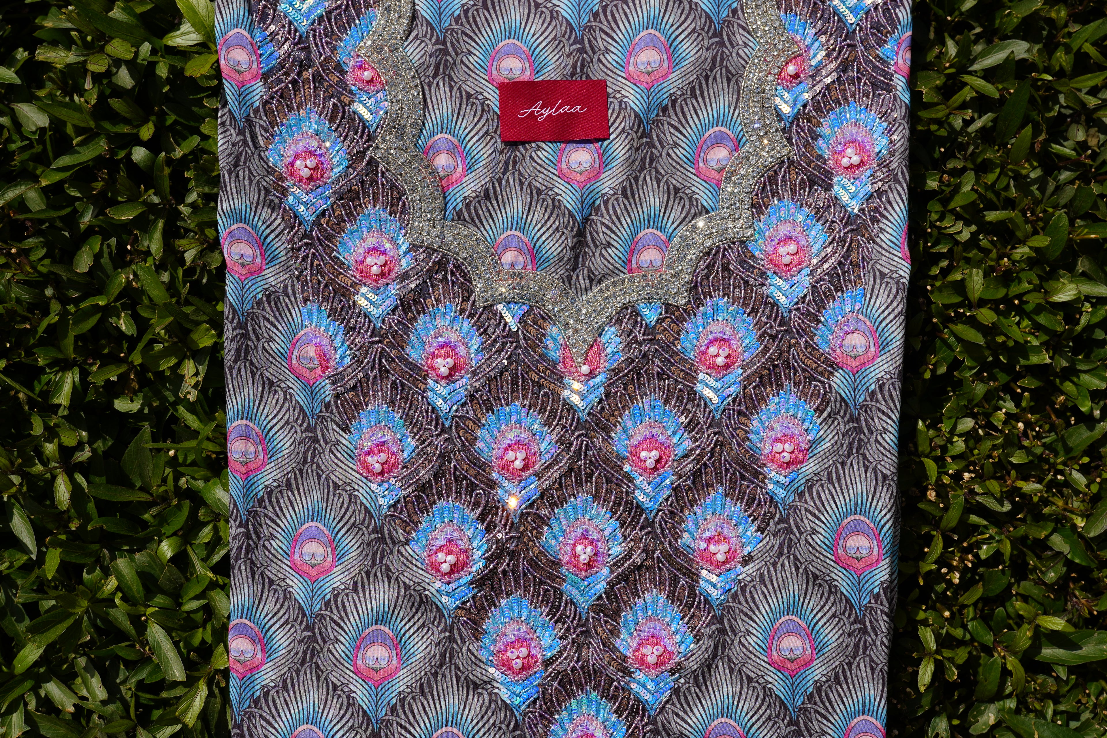Liberty Fera Peacock (Ready Unstitched)