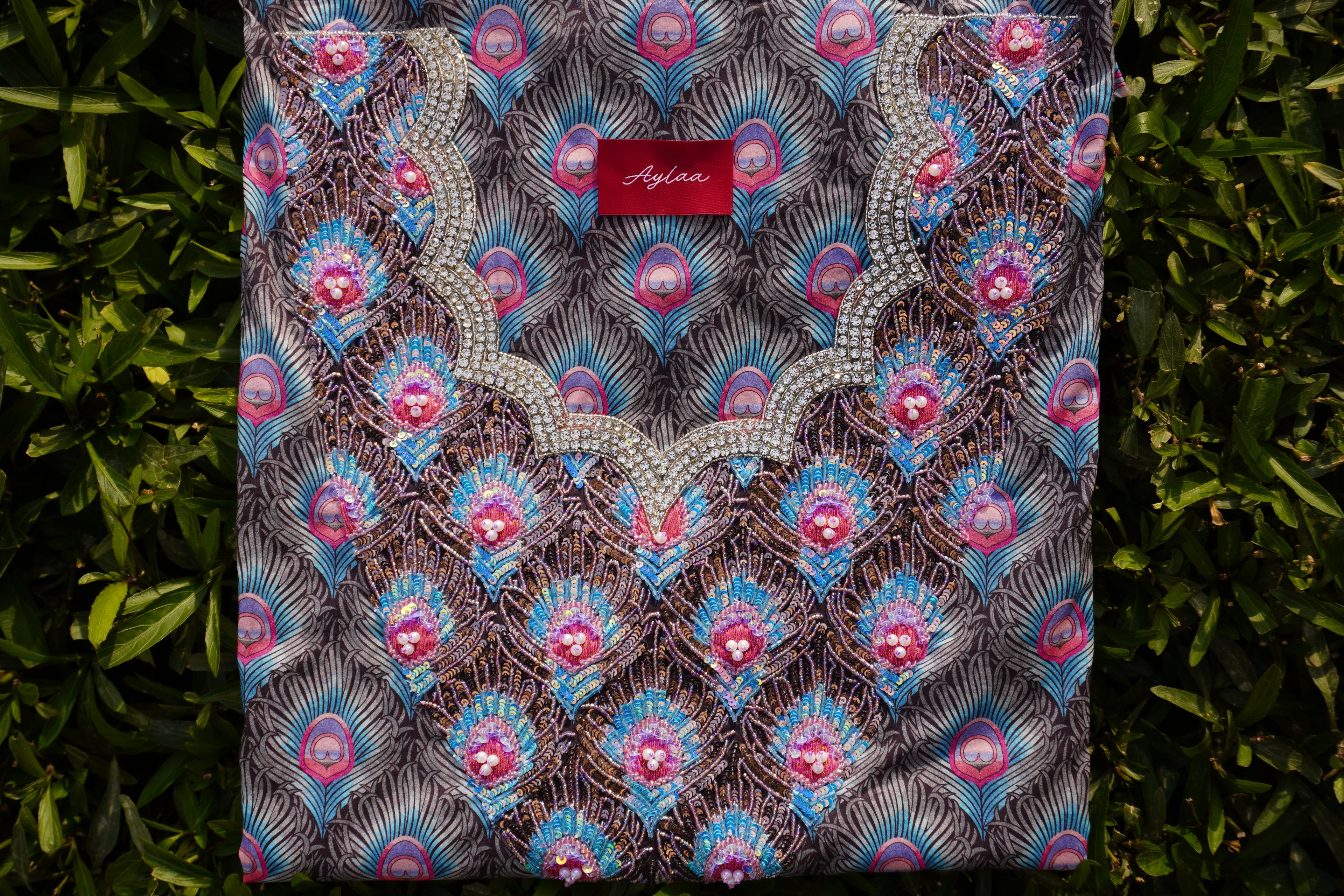 Fera Peacock Liberty (Ready Unstitched)