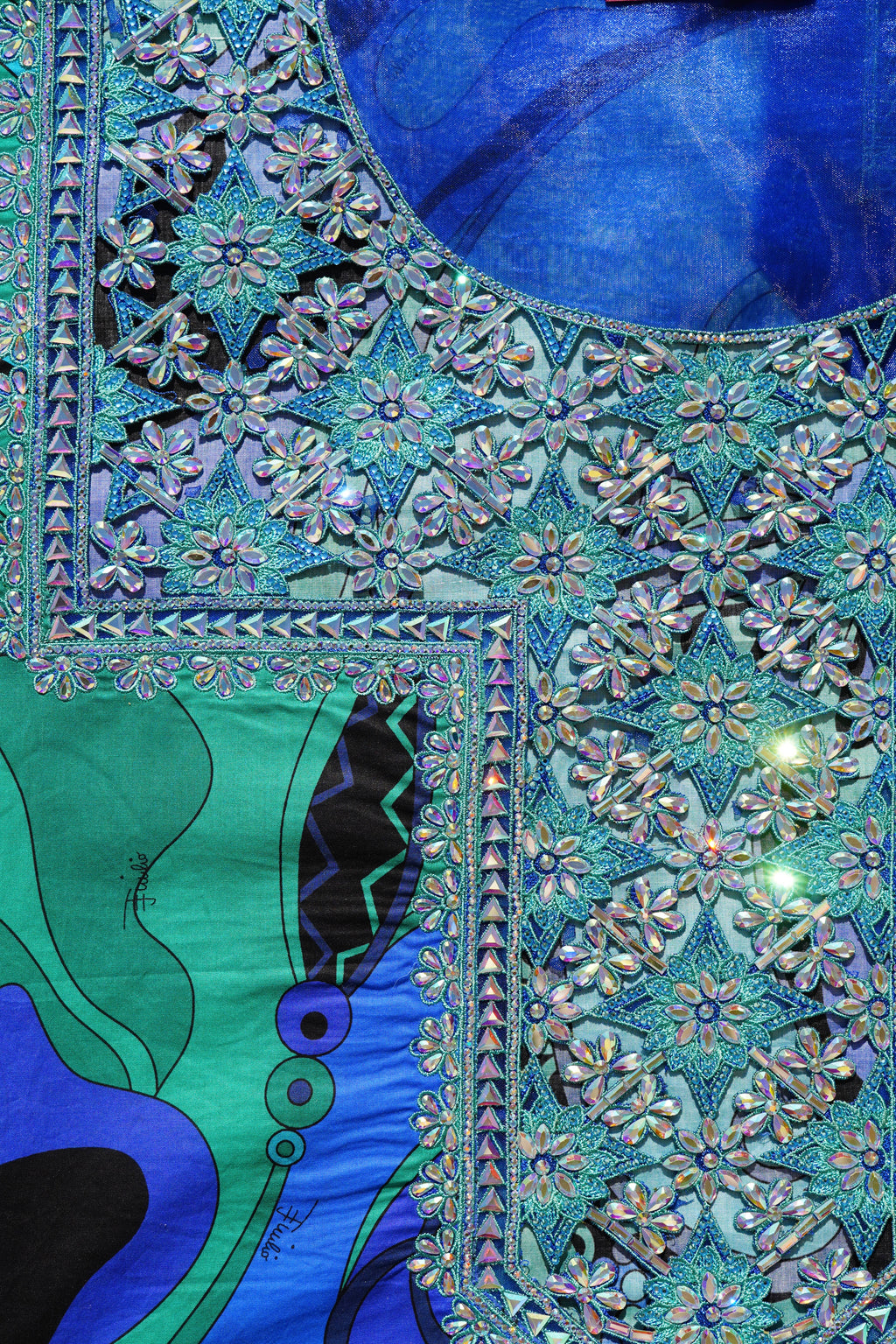 Pucci Fabric Ocean Jewel