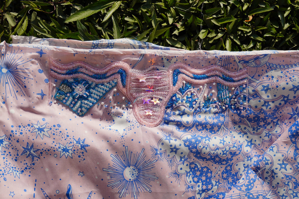 Liberty Louis Space Walk Pink (Ready Unstitched)