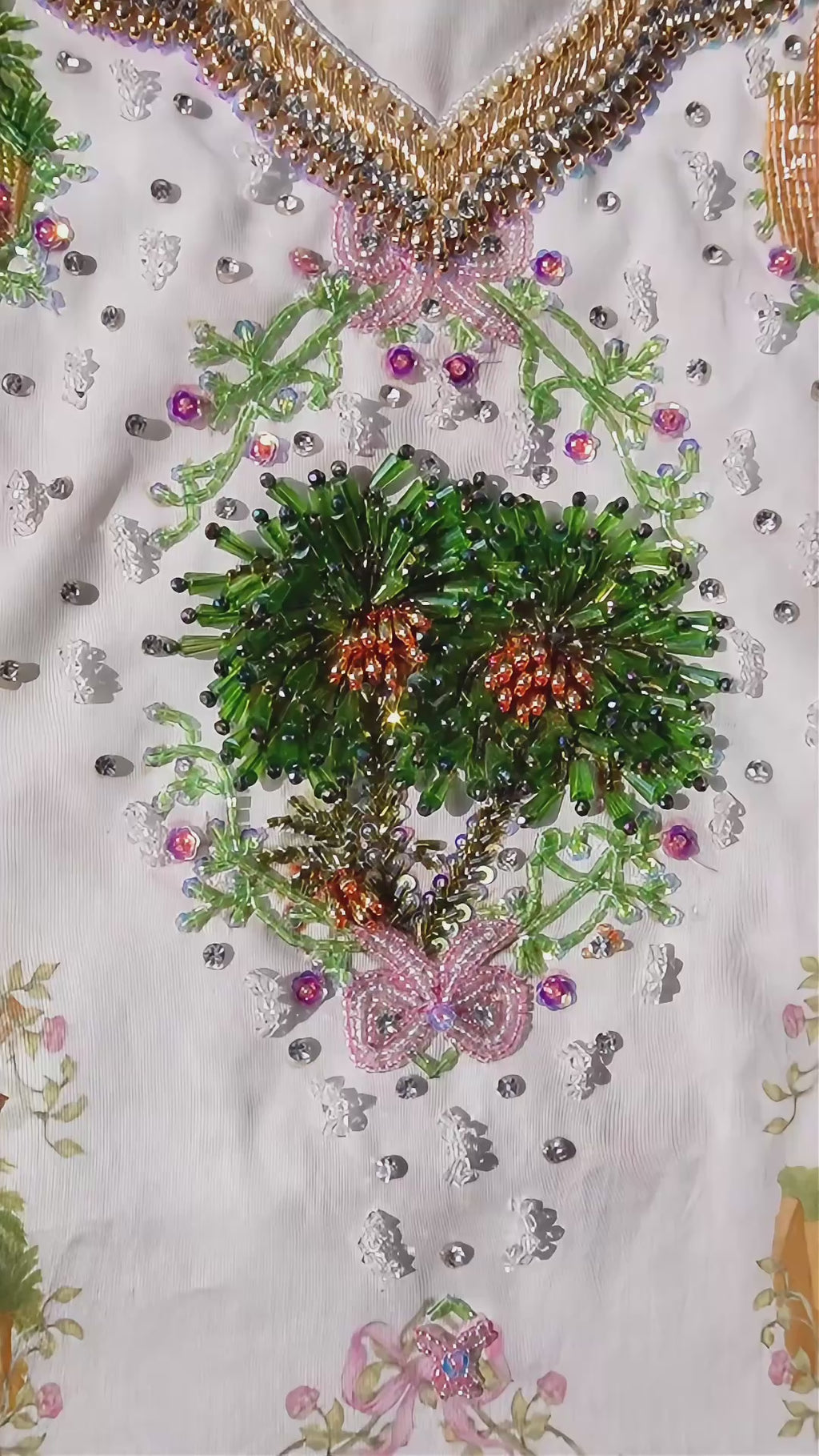 Aam Fabric’s National Day White  (Ready Unstitched)