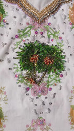 Aam Fabric’s National Day White  (Ready Unstitched)