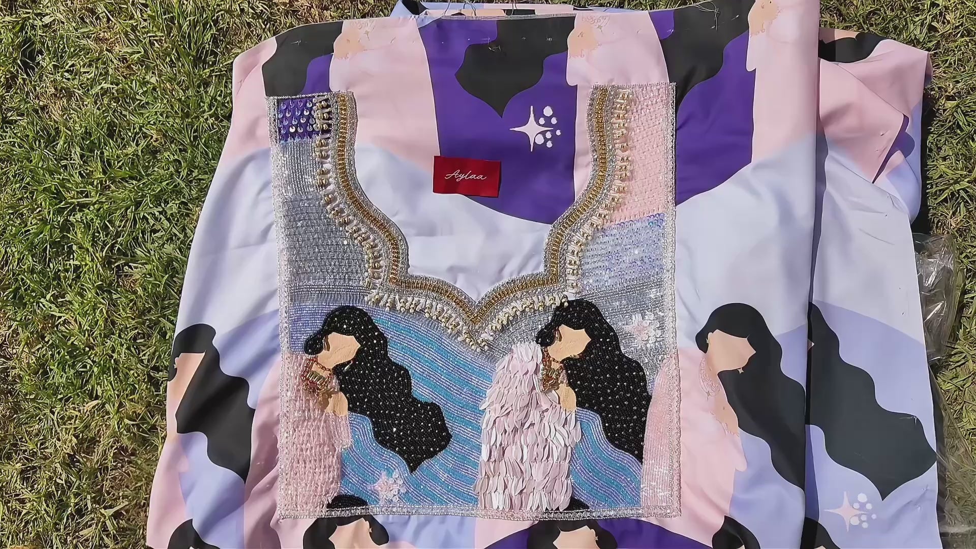 Almaith Line Fabric National Day (Ready Unstitched)