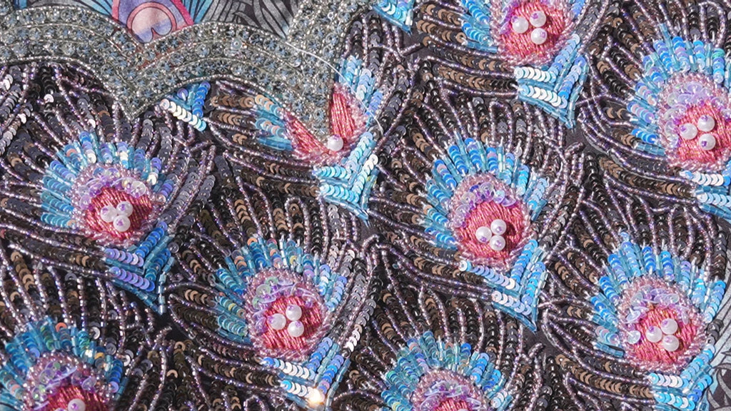 Liberty Fera Peacock (Ready Unstitched)