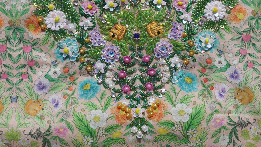 Bunny Garden (Ready Unstitched)