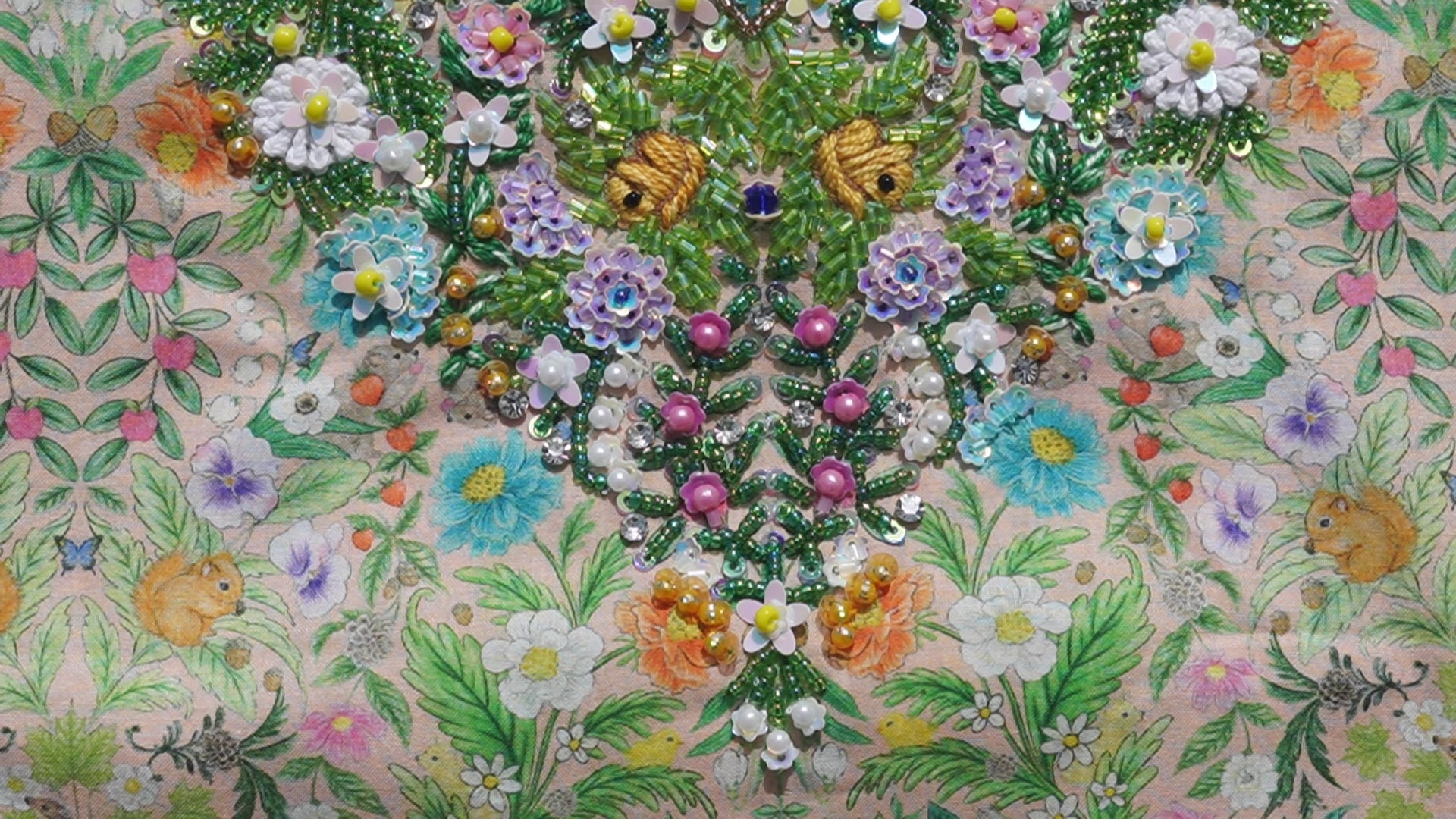 Bunny Garden (Ready Unstitched)