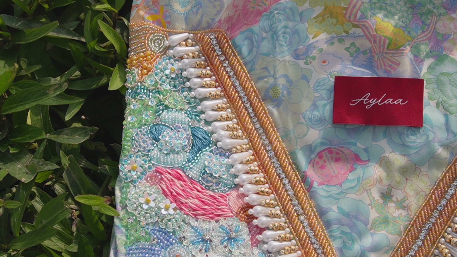 Bunny Garden Pastel (Ready Unstitched)