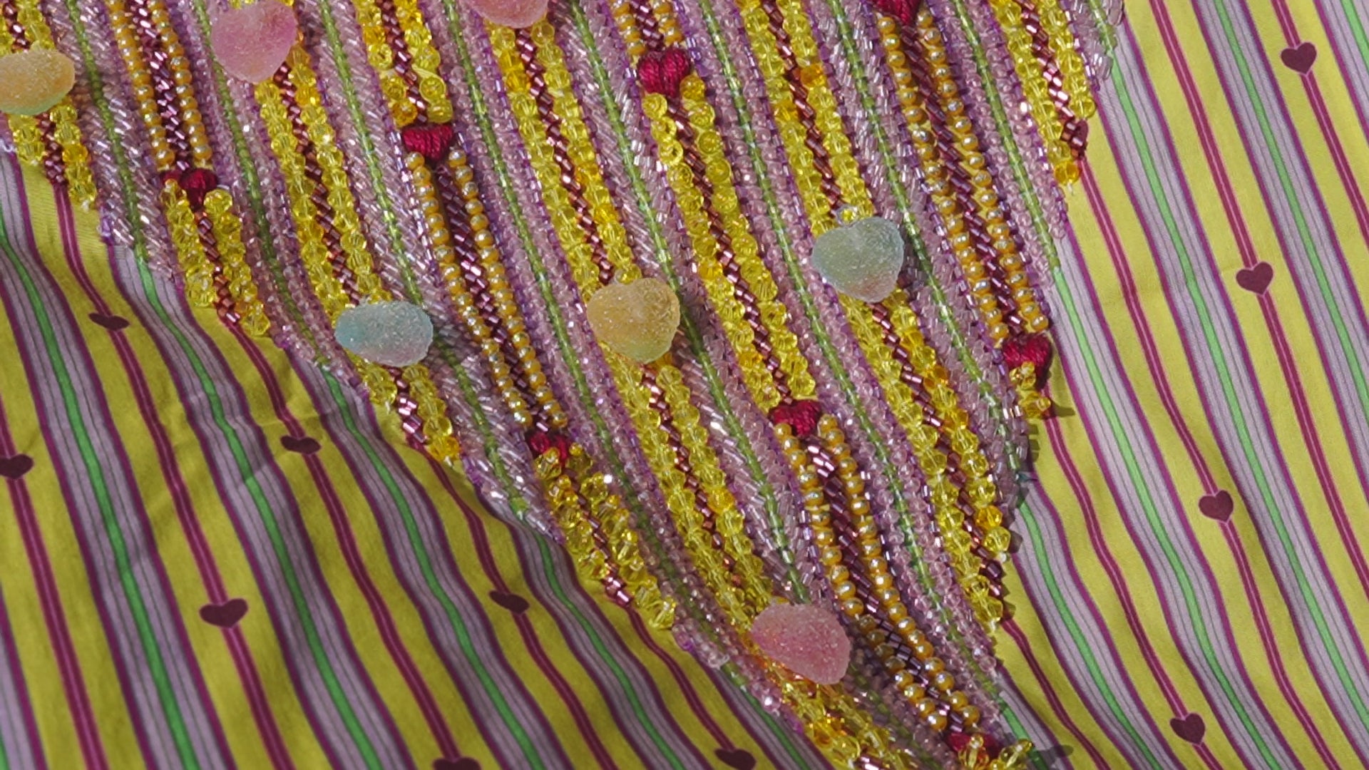 Nasem Fabrics Bu Qleem – Amber (Ready Unstitched)