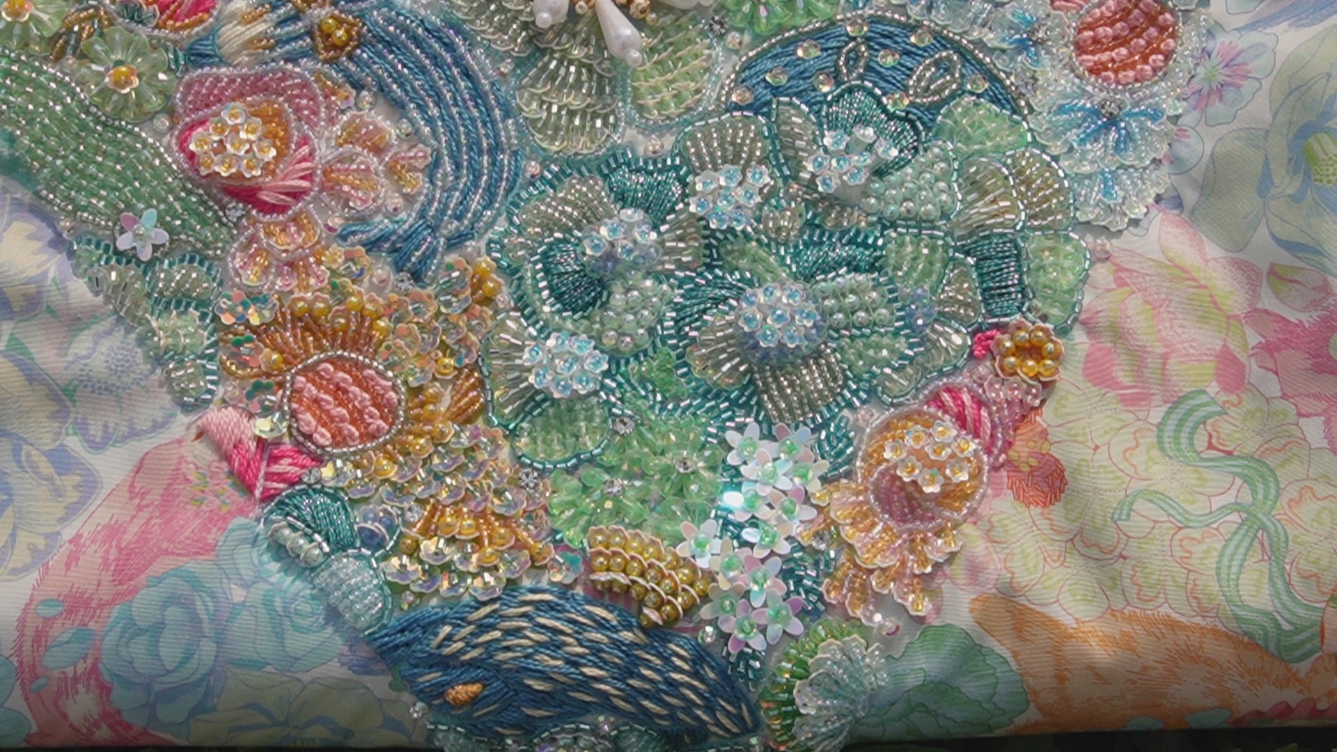 Bunny Garden Pastel (Ready Unstitched)