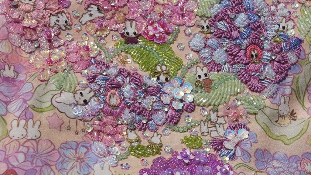 Fluffy & Flora Miffy (Ready Unstitched)